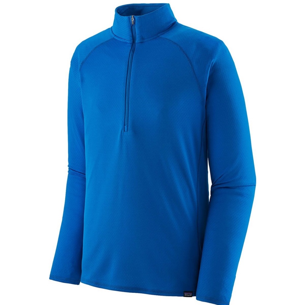 Patagonia Men's Blue Capilene 2 Lightweight 1/2 ZIP Baselayer Pullover Sz XL